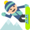 Practicante De Snowboard
