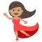 Mujer Bailando: Tono de Piel Medio