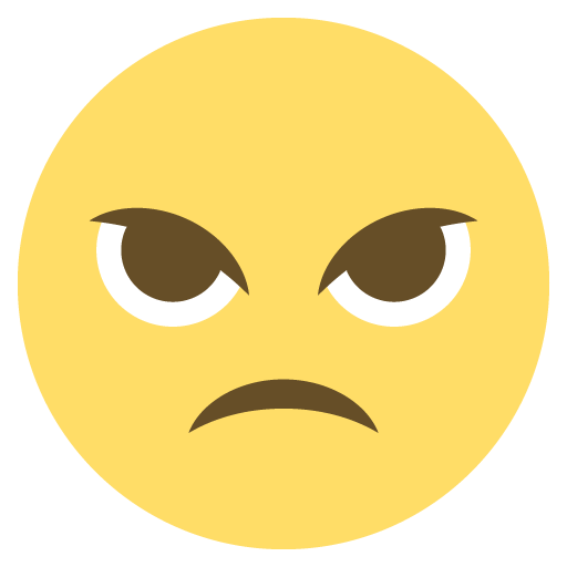 وجه غاضب