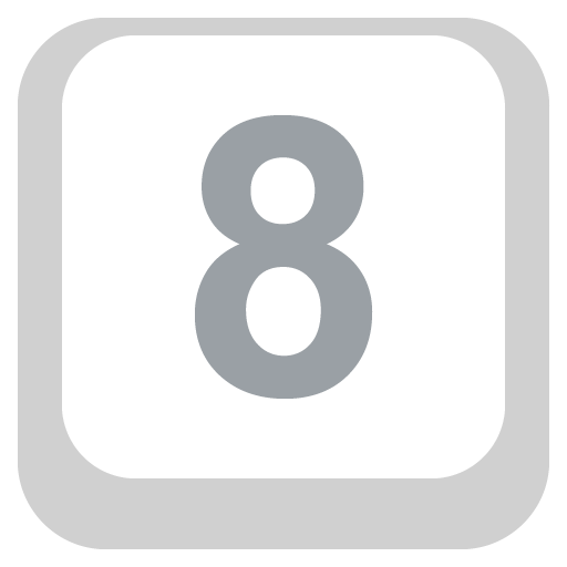 مفتاح الرقم 8