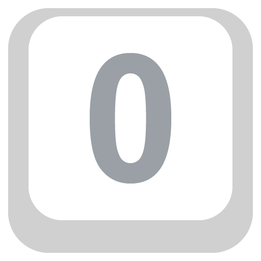 مفتاح الرقم 0