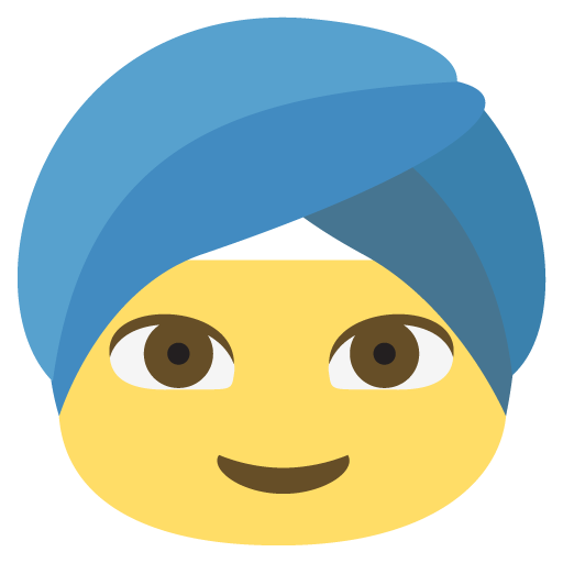 شخص بعمامة