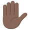 يد مرفوعة: بشرة داكنة
