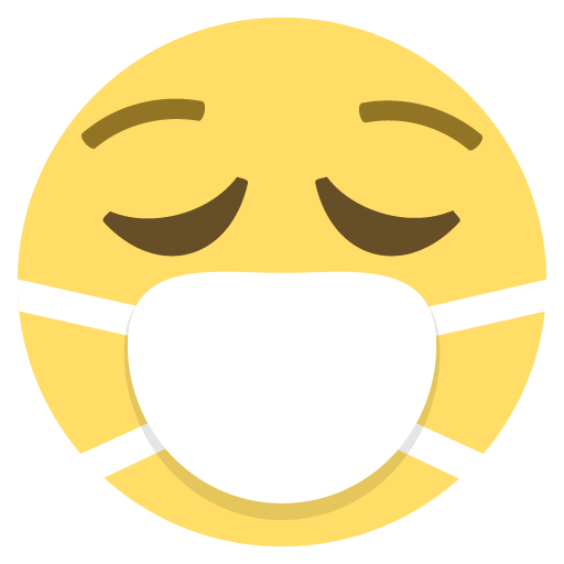 Obličej s lékařskou maskou
