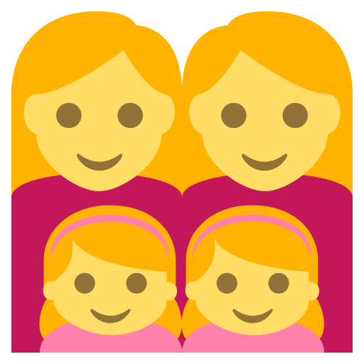 Rodina: Žena, Žena, Dívka, Dívka