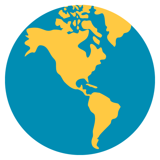 Globus zobrazující Ameriku