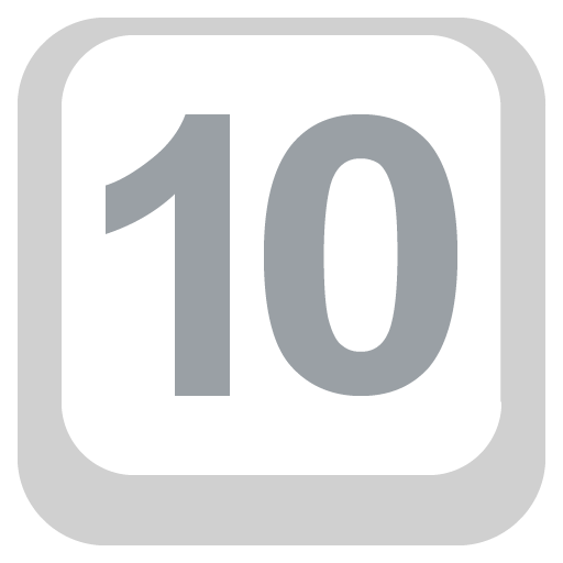 Klávesa: 10