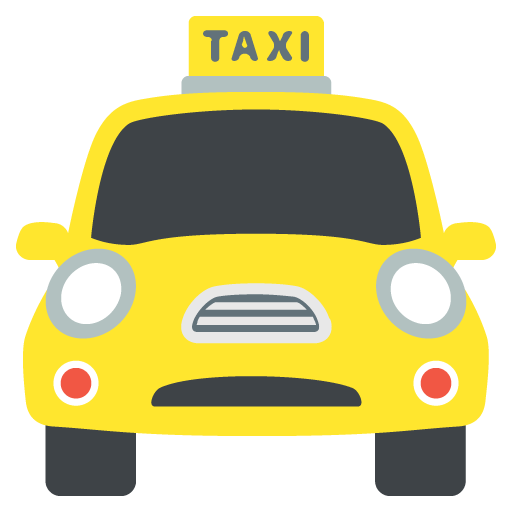 Přijíždějící taxi
