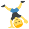 Osoba dělající hvězdu
