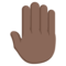 Zvednutý hřbet ruky: Tmavý Odstín Pleti