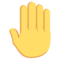 Zvednutý hřbet ruky