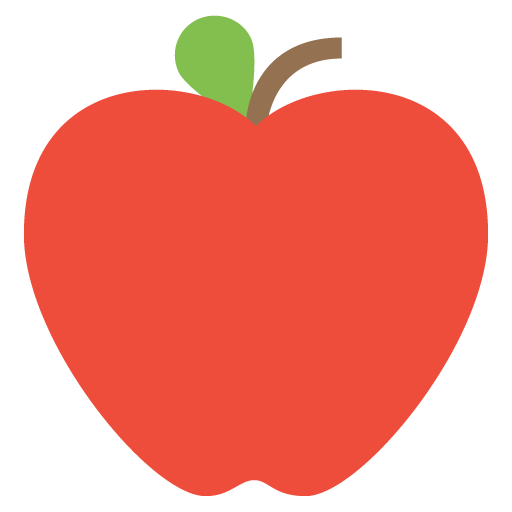 Červené jablko