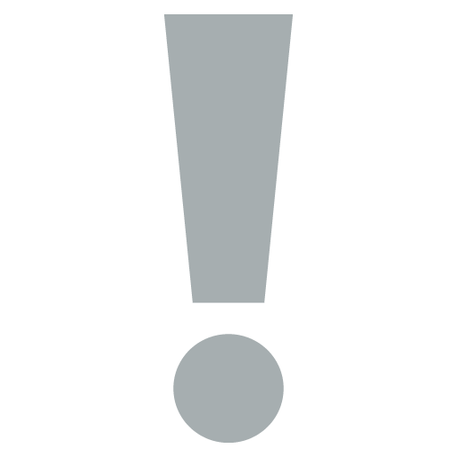 Bílý vykřičník