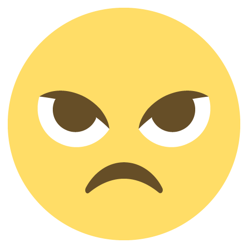 Naštvaný obličej