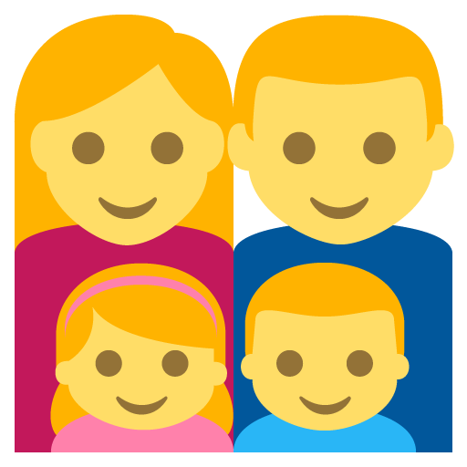 Rodina: Muž, Žena, Dívka, Chlapec