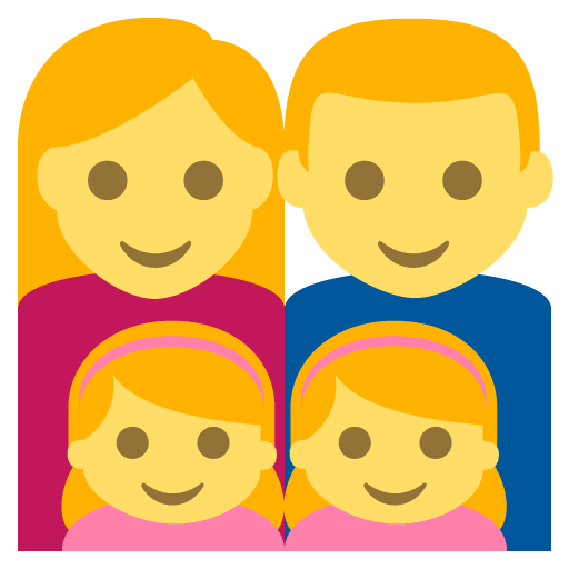 Rodina: Muž, Žena, Dívka, Dívka
