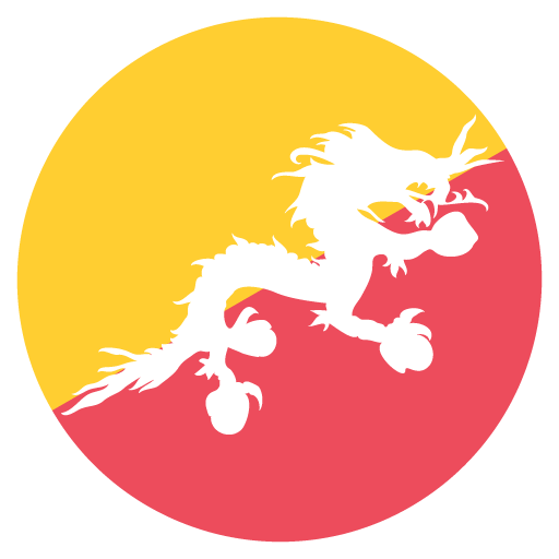 Vlajka: Bhútán
