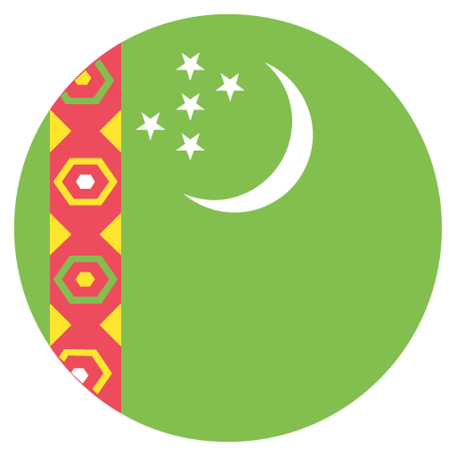 Vlajka: Turkmenistán