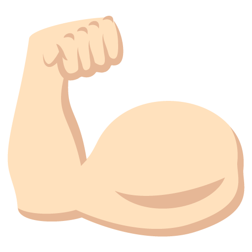 Napnutý biceps: Světlý Odstín Pleti
