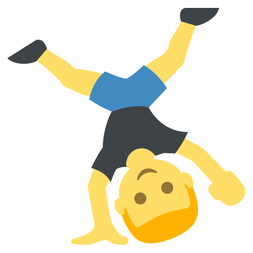 Osoba dělající hvězdu