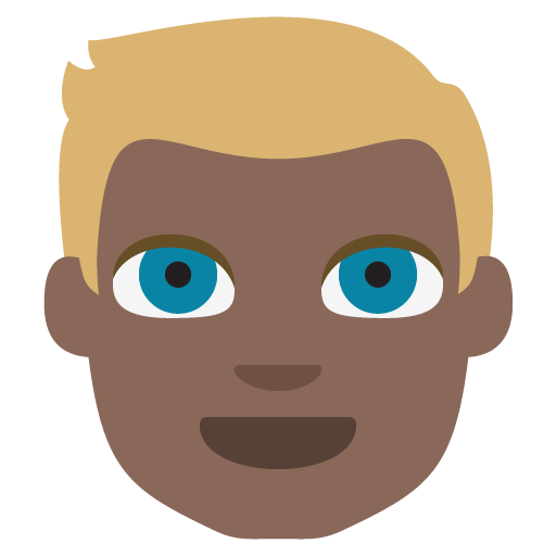 Osoba: Tmavý Odstín Pleti, Blond Vlasy