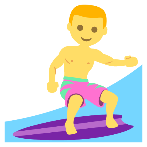 Surfující osoba