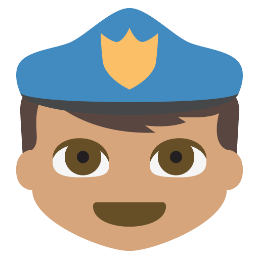 Policista: Střední Odstín Pleti