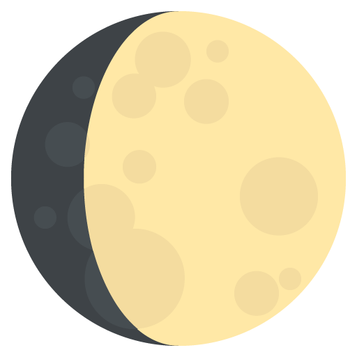 Dorůstající Měsíc