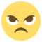 وجه غاضب