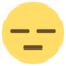 وجه بدون تعبير