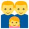عائلة: رجل، رجل، فتاة