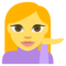 شخص بيد مائلة