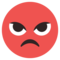 وجه مشتاط غضبًا