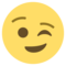 وجه يغمز