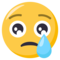 وجه يبكي