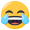 وجه بدموع فرح