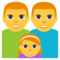 عائلة: رجل، رجل، فتاة