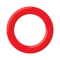 دائرة حمراء مجوفة