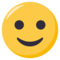 وجه بابتسامة بسيطة