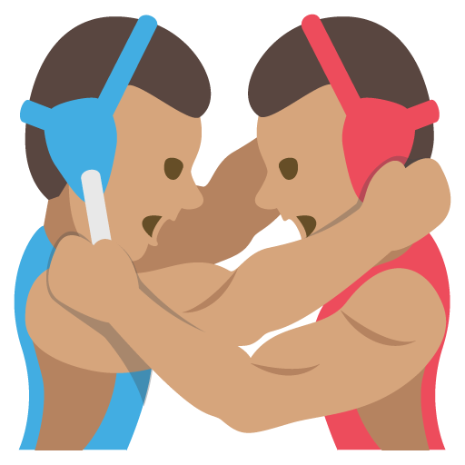 Борцы, Тип-4 для JoyPixels 3.0