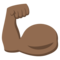 Napnutý biceps: Středně Tmavý Odstín Pleti