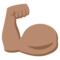 Napnutý biceps: Střední Odstín Pleti