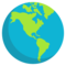 Globus zobrazující Ameriku