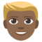 Muž: Středně Tmavý Odstín Pleti, Blond Vlasy