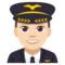 Muž pilot: Světlý Odstín Pleti