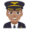 Muž pilot: Střední Odstín Pleti
