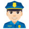 Muž policista: Světlý Odstín Pleti