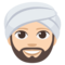 Muž s turbanem: Světlý Odstín Pleti