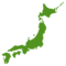 Mapa Japonska