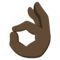 Gesto OK: Tmavý Odstín Pleti